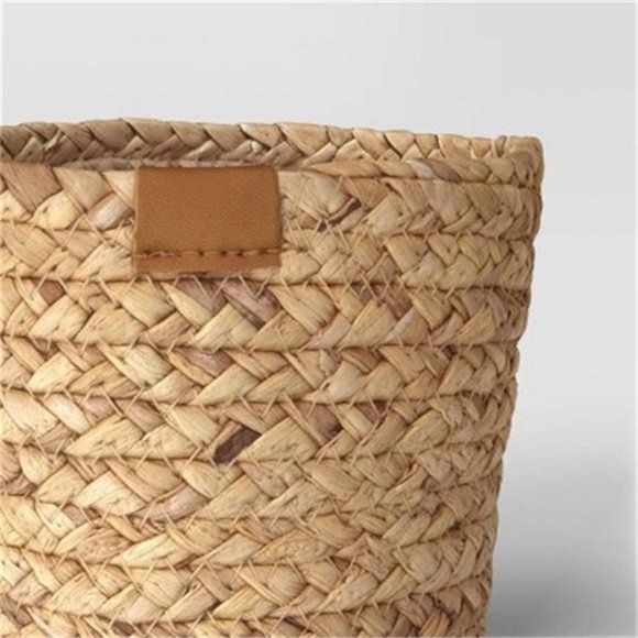 Natural Woven Decorative Planter Light Brown - Picture 3 of 3